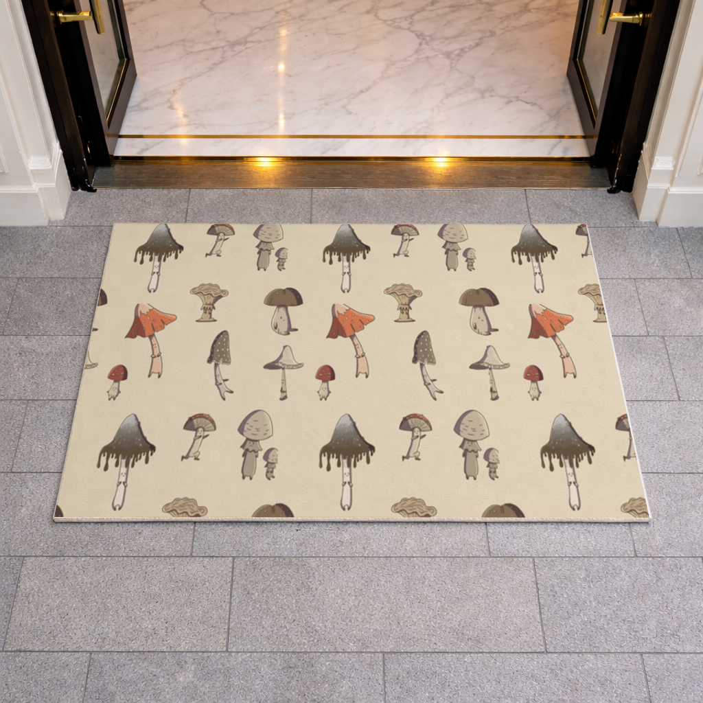 Üzgün Mantarlar Kapı Önü Paspası
