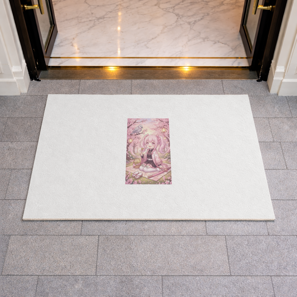 Hanami hokiralı halı Doormat