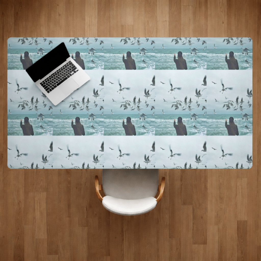 Sea and Birds A Design Interpretation of Freedom Desk Pad