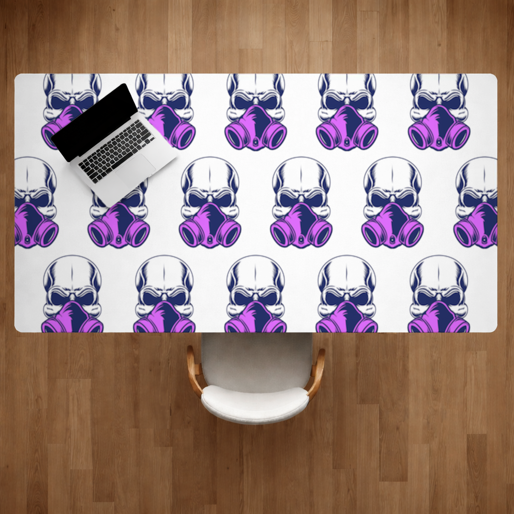 Skull with Gas Mask Illustration Modern and Edgy Design 