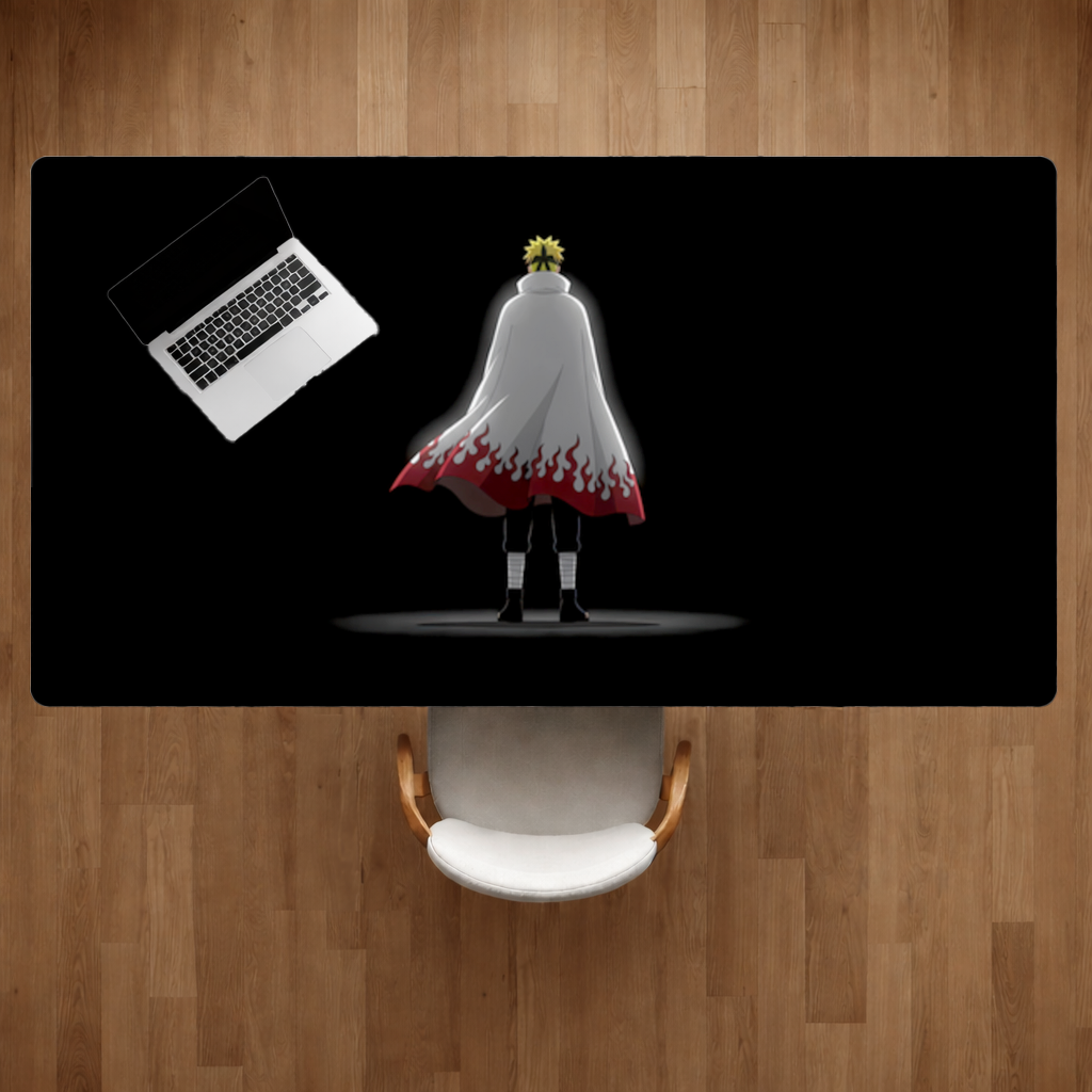 Power from Darkness Naruto Uzumaki Hokage Silhouette Desk Pad