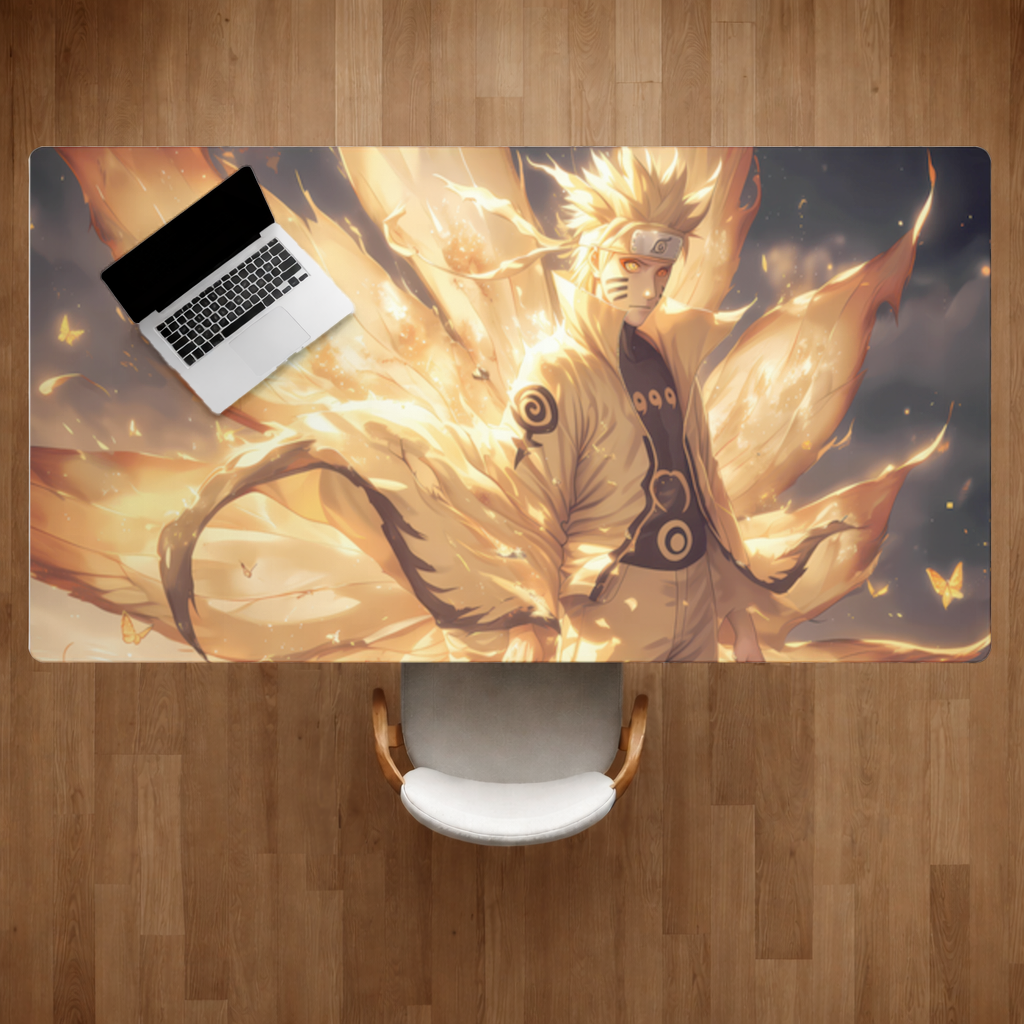 Naruto Uzumaki  Kurama Chakra Mode Awakening Desk Pad