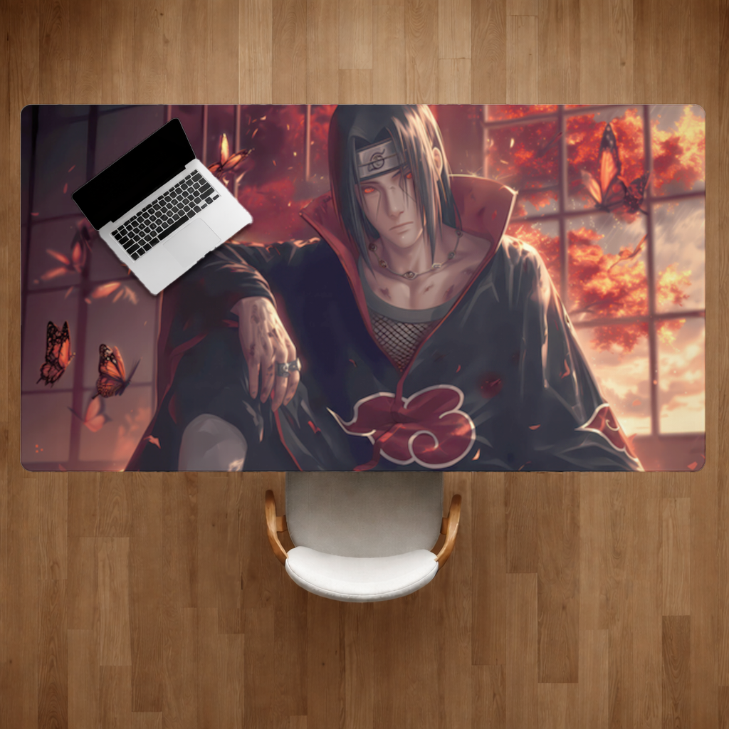 Itachi Uchiha  The Crimson Sunset of Sacrifice Desk Pad