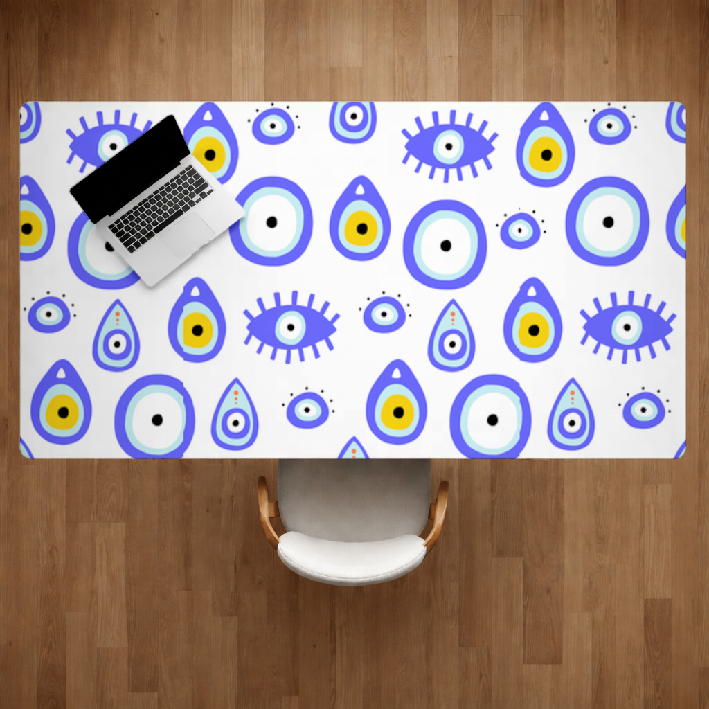 Evil Eye Pattern Desk Pad