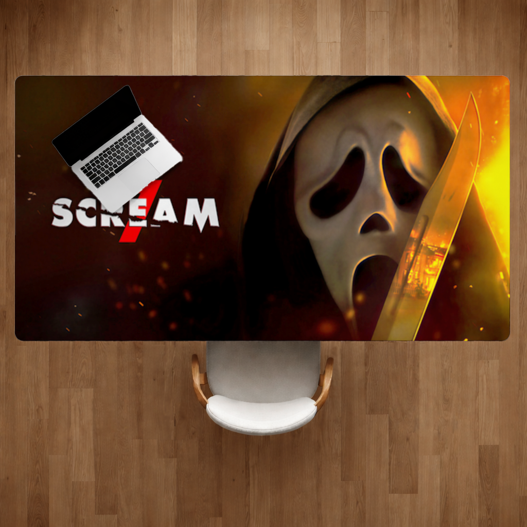 Horror Movie Ghost Fan Art Desk Pad