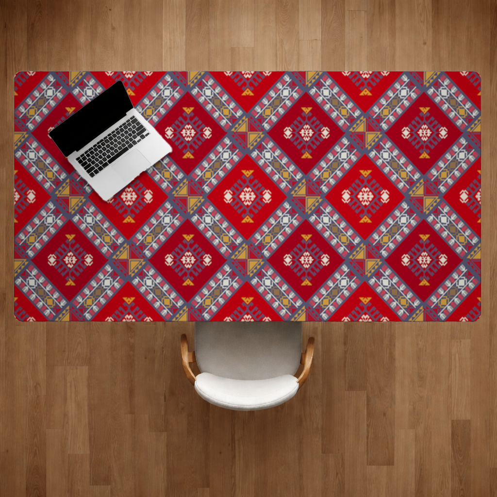 Traditional Kilim Pattern Motif Desk Pad