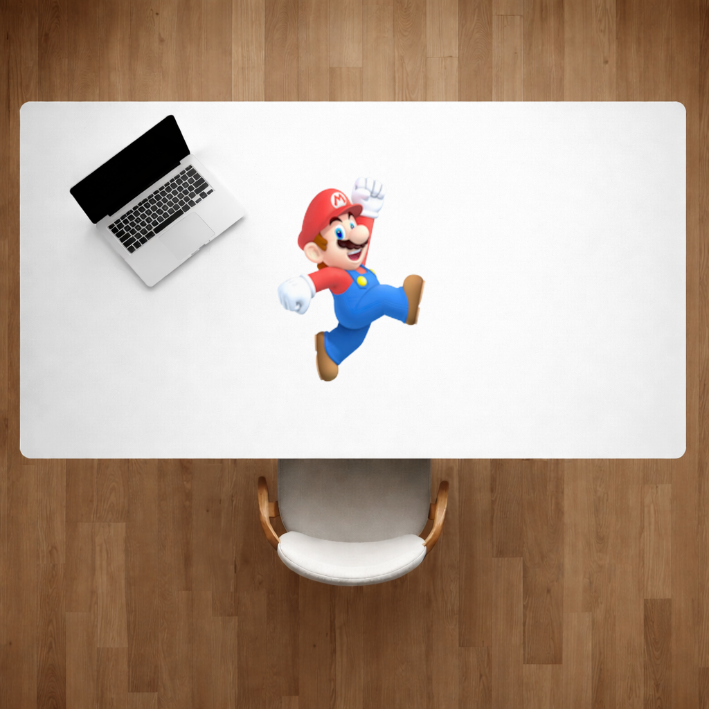 Retro Pixel Hero Design Desk Pad