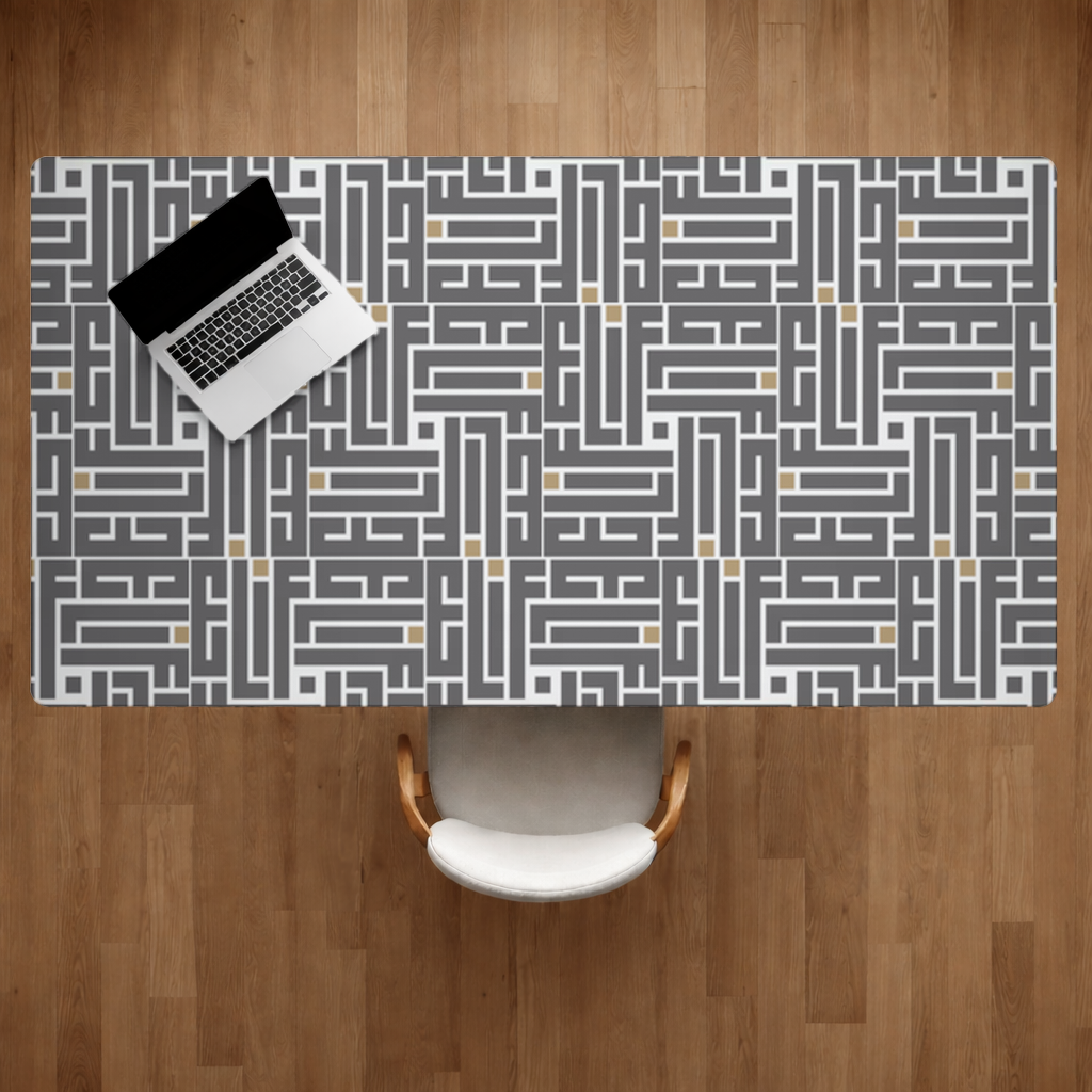 Kufi yazı- Elif Desk Pad