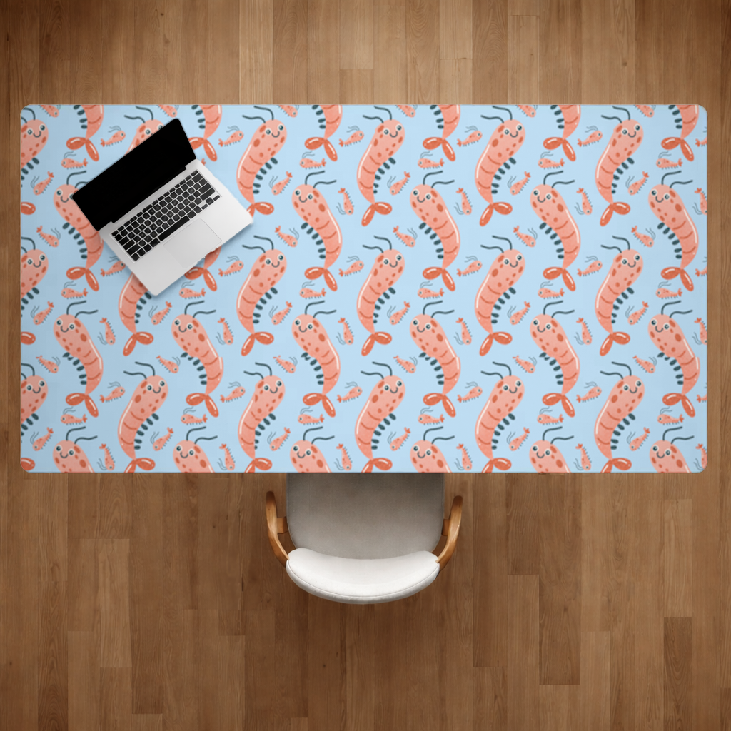 Cute Shrimps Desk Pad