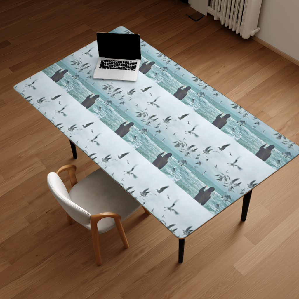 Sea and Birds A Design Interpretation of Freedom Desk Pad