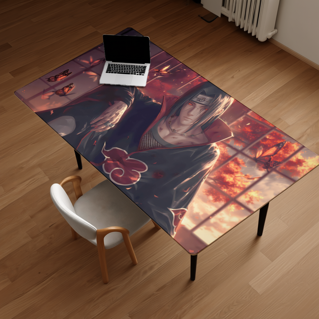Itachi Uchiha  The Crimson Sunset of Sacrifice Desk Pad