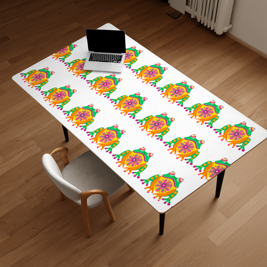 Mexican Alebrije Frog Desk Pad