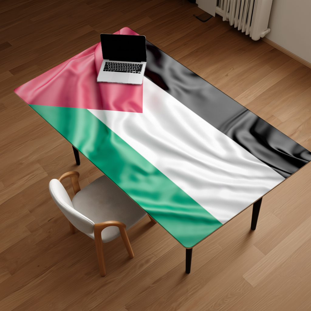 Waving Palestine Flag 