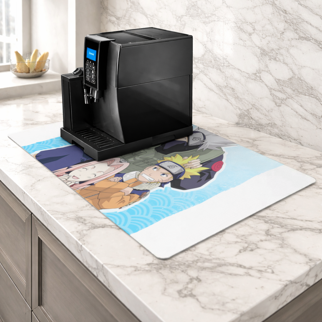 Naruto Team 7  The Legacy of Konoha Coffee Machine Base Mat