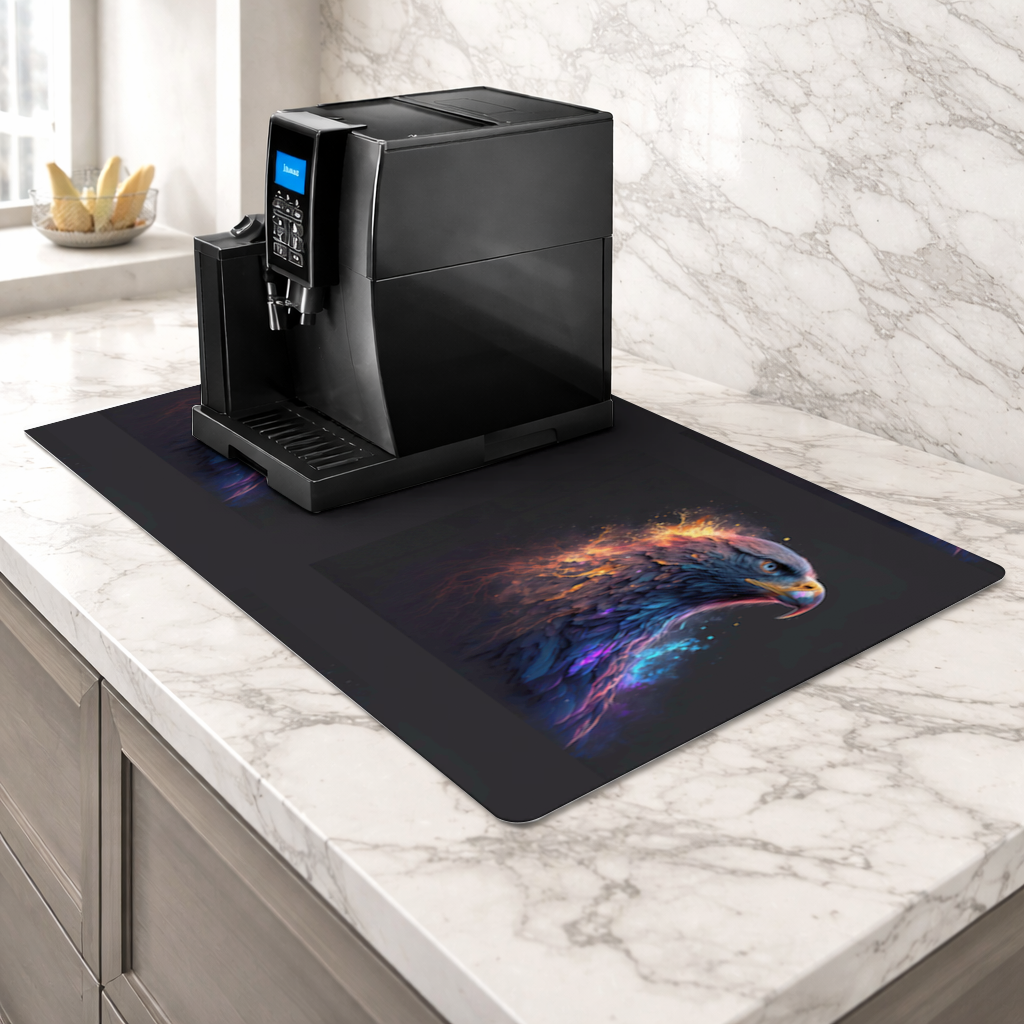 Eagle image  A symbol of strength and freedom. Coffee Machine Base Mat