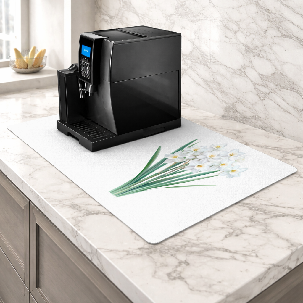 White Daffodil Bouquet Botanical 