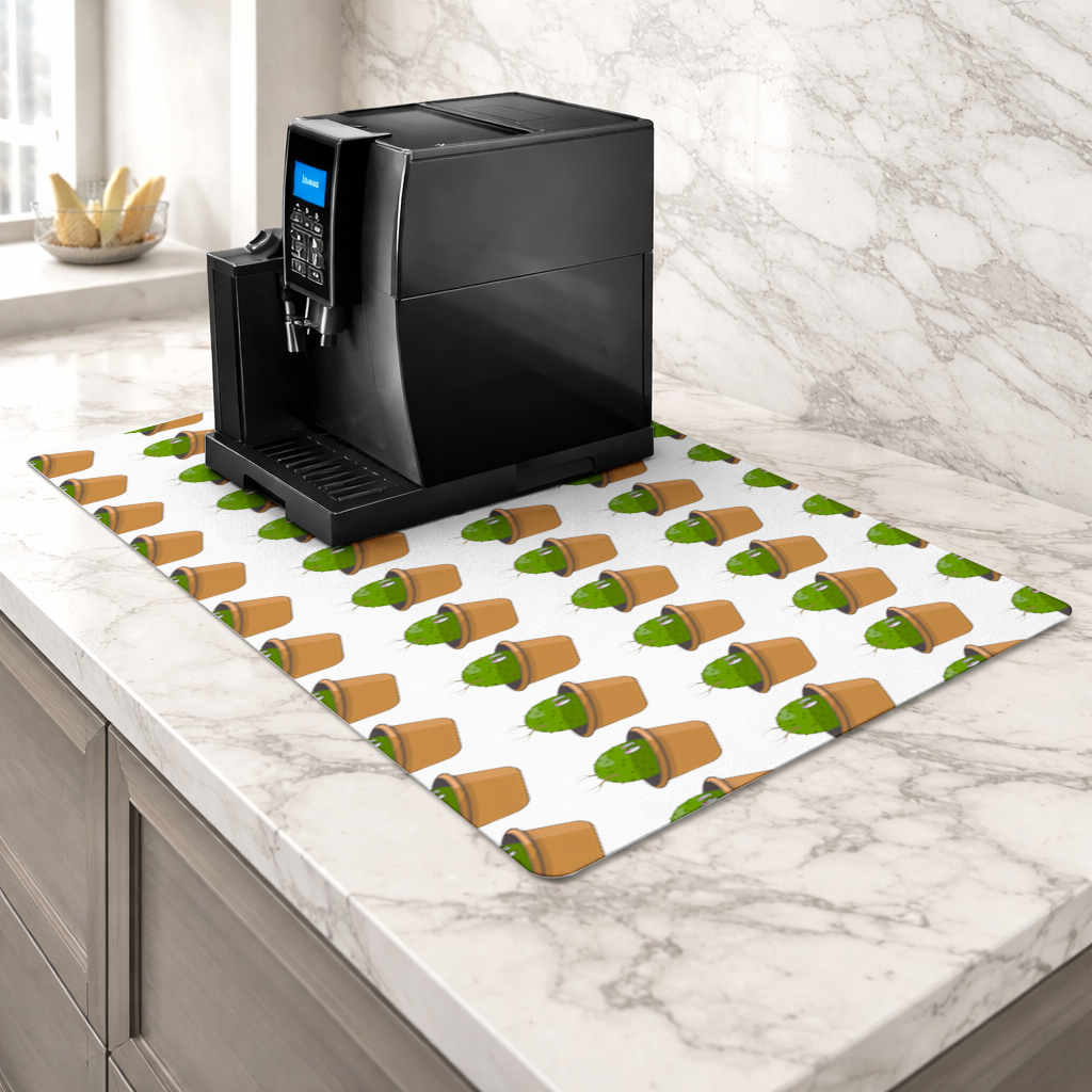 fakemon cactuse character-plant monster cactuse Coffee Machine Base Mat
