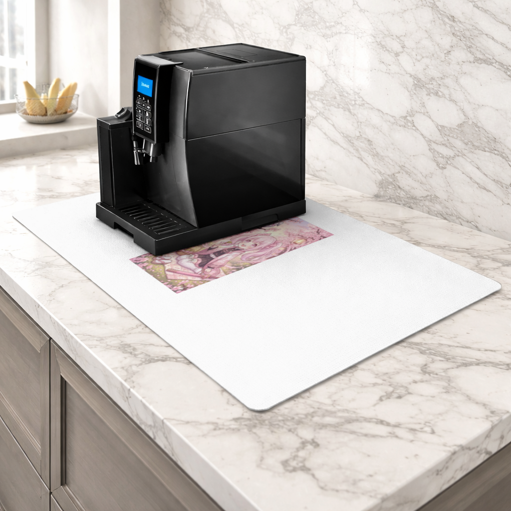 Hanami hokiralı halı Coffee Machine Base Mat