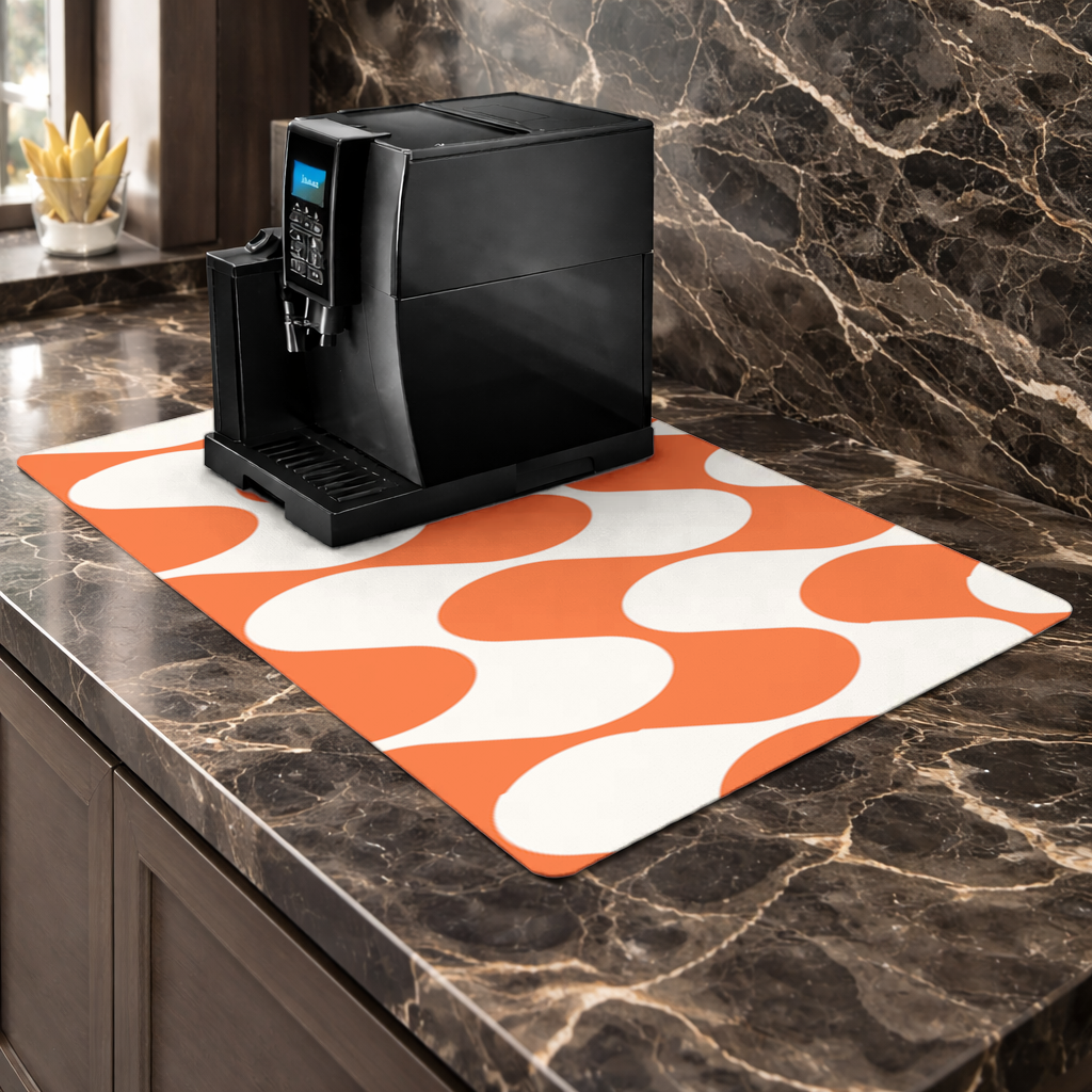 Seamless repeating pattern Coffee Machine Base Mat