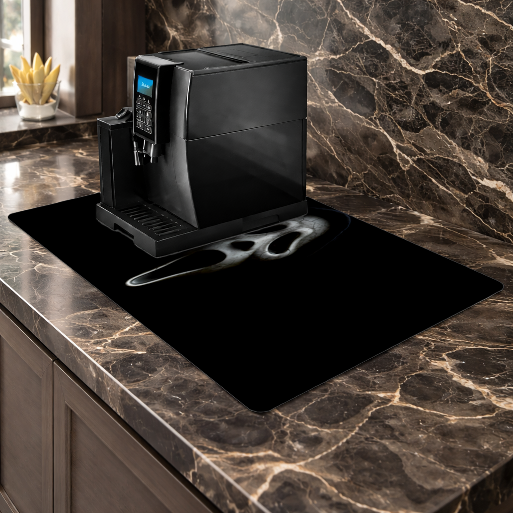 Ghostface The Scream from the Shadows Coffee Machine Base Mat