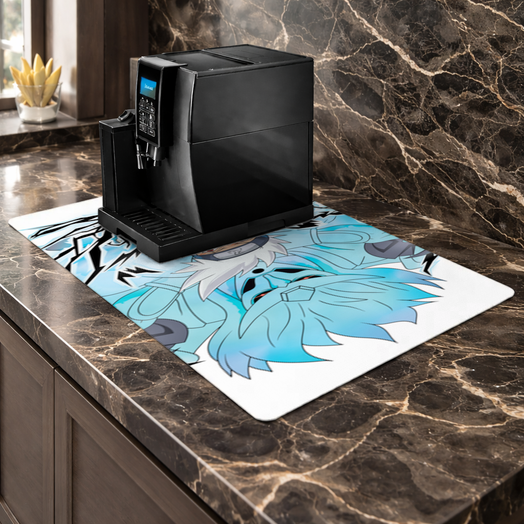 Kakashi Hatake  The Copy Ninja of the Leaf Coffee Machine Base Mat