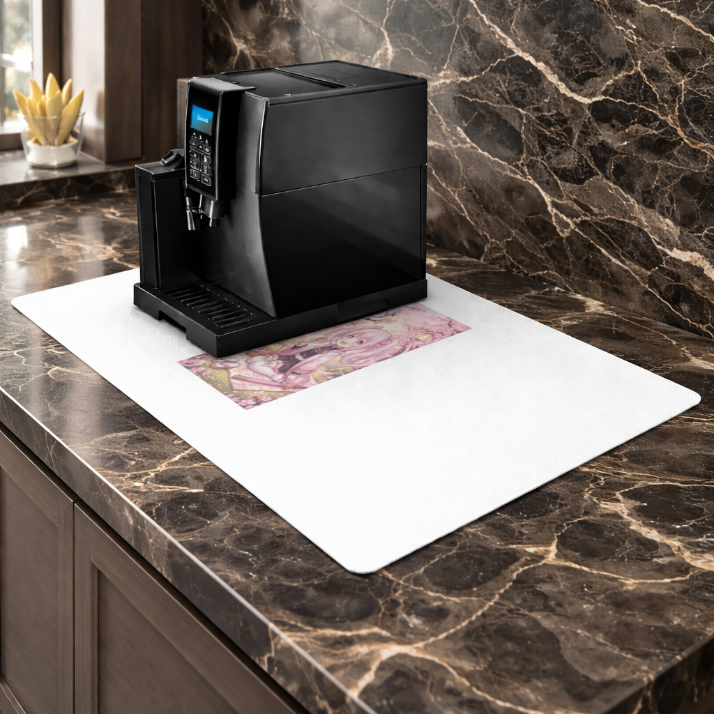 Hanami hokiralı halı Coffee Machine Base Mat