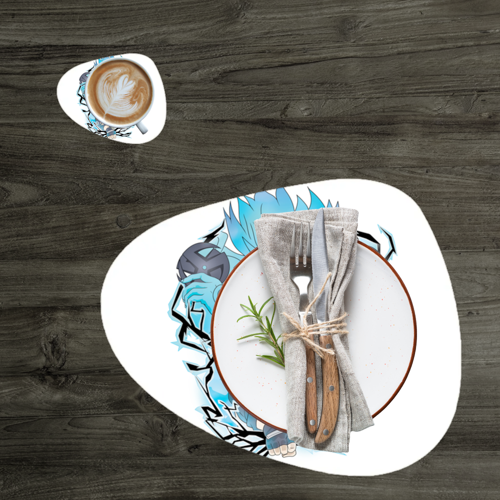 Kakashi Hatake  Kopya Ninja Servis Tabağı Altlığı (12 Adet)