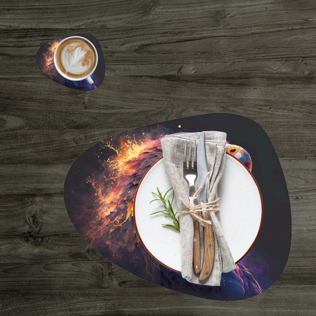 Eagle image  A symbol of strength and freedom. Charger Plate Set  12 Pieces