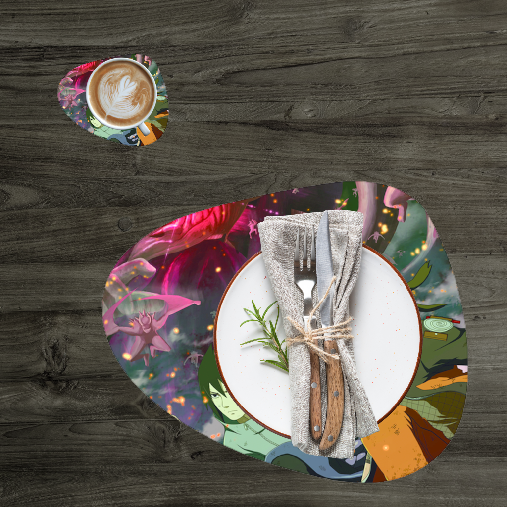 Ninja Takımı Dev Yaratık Savaşı Servis Tabağı Altlığı (12 Adet)