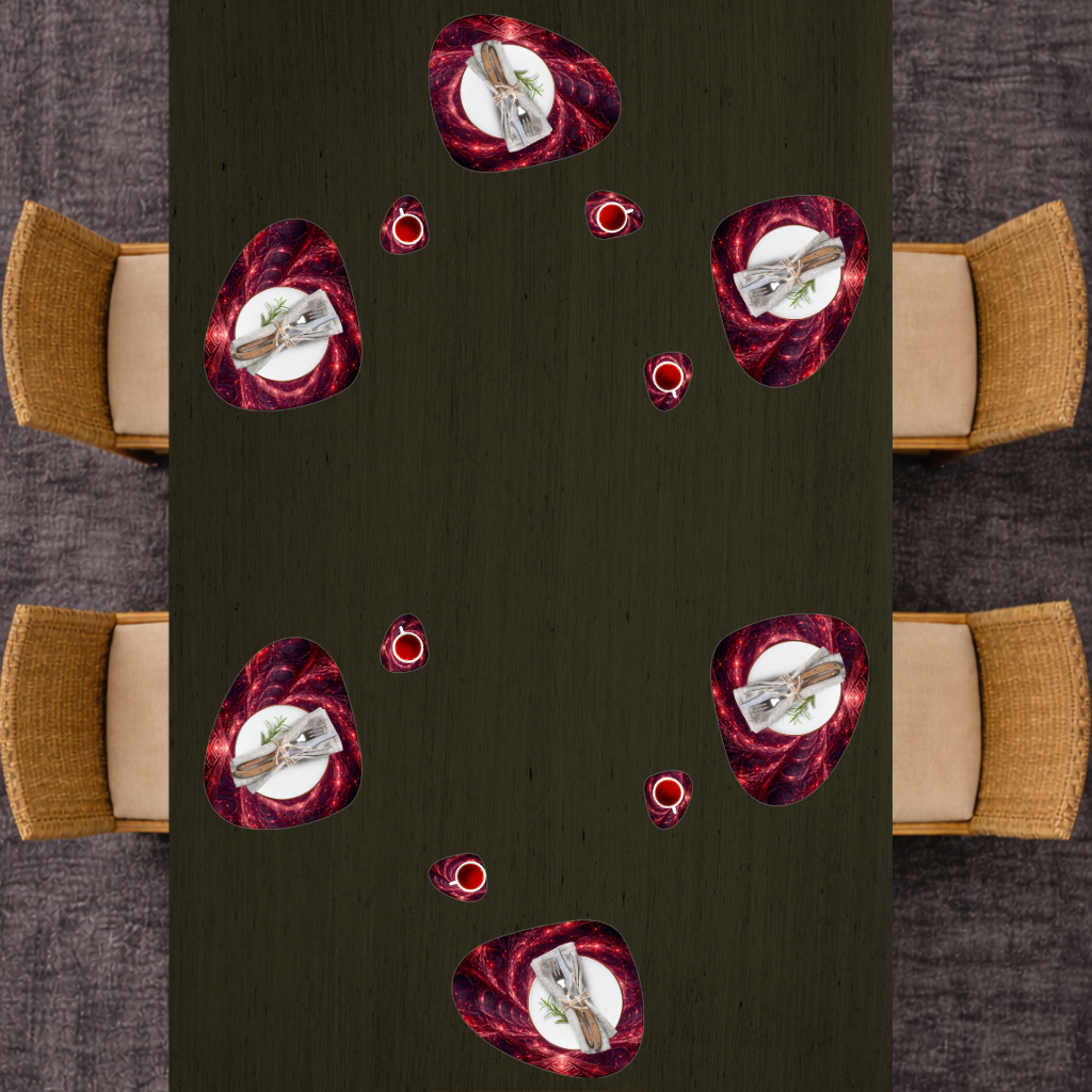 Itachi Uchiha Master of Eternal Tsukuyomi Time Charger Plate Set 12 Pieces