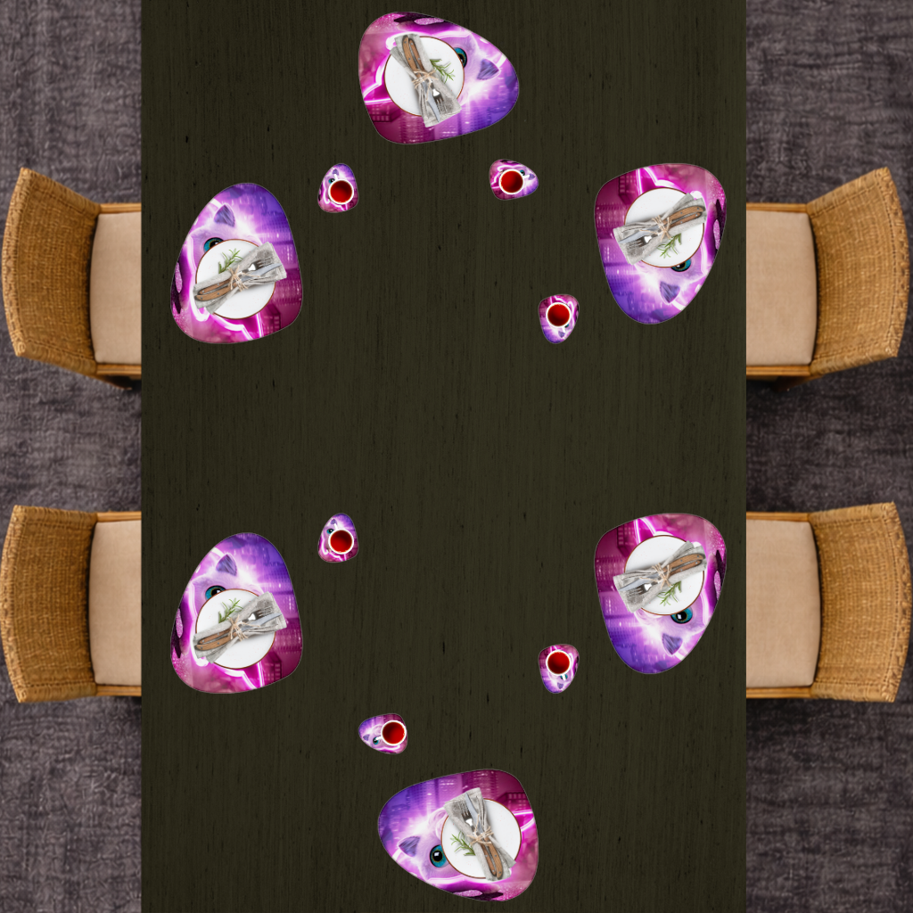 Cyberpunk Pink Fluffy Creature 