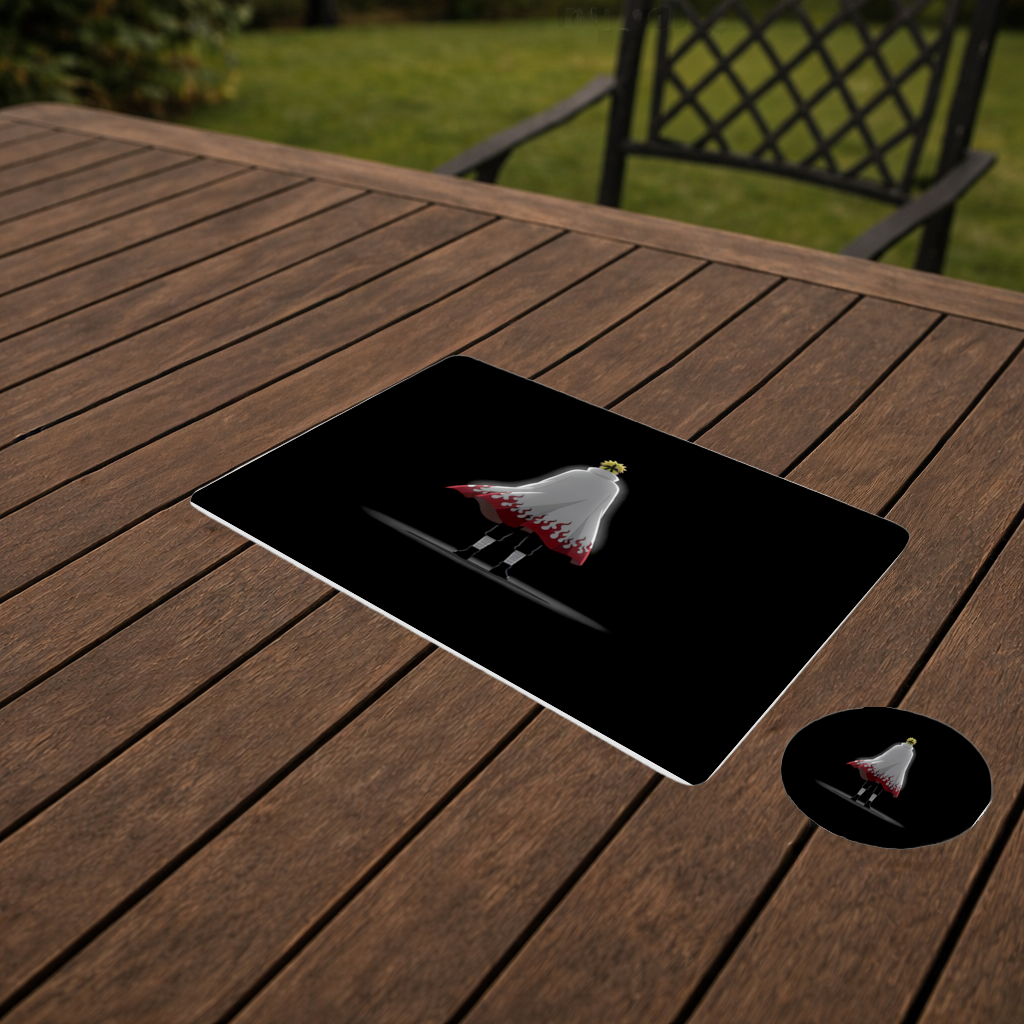 Power from Darkness Naruto Uzumaki Hokage Silhouette Charger Plate Set  12 Pieces