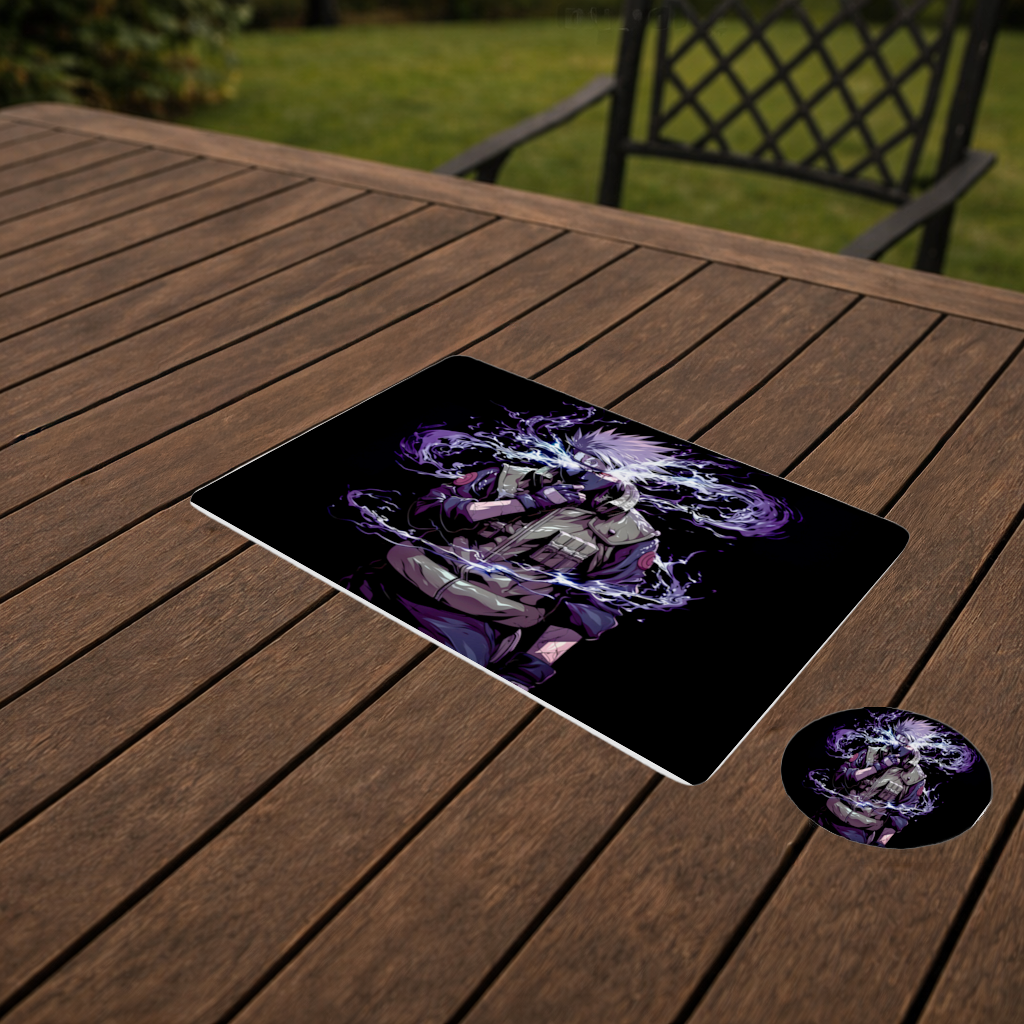 Kakashi Hatake  The Surge of Purple Lightning Charger Plate Set  12 Pieces
