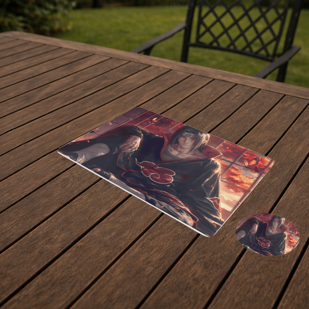 Itachi Uchiha  The Crimson Sunset of Sacrifice Charger Plate Set  12 Pieces