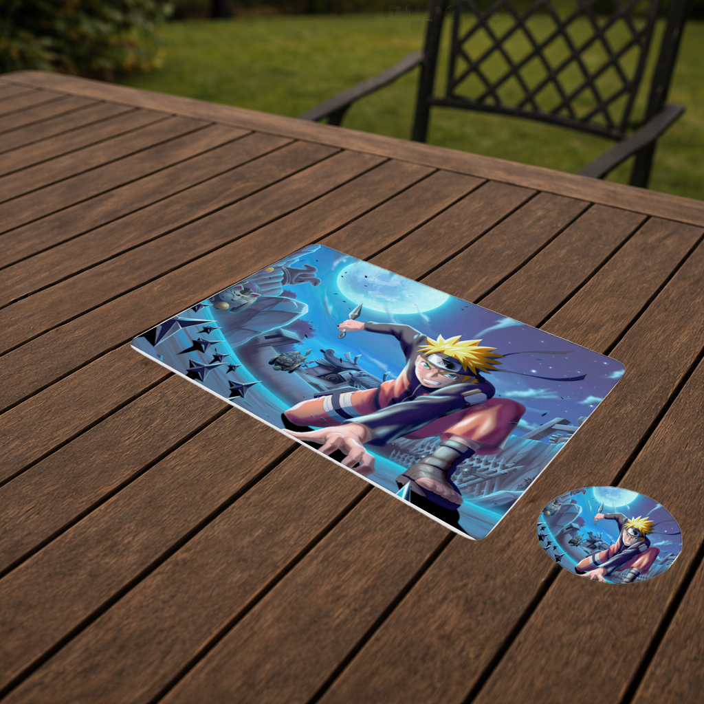 Naruto Uzumaki  Shinobi Strike Under the Moonlight Charger Plate Set  12 Pieces