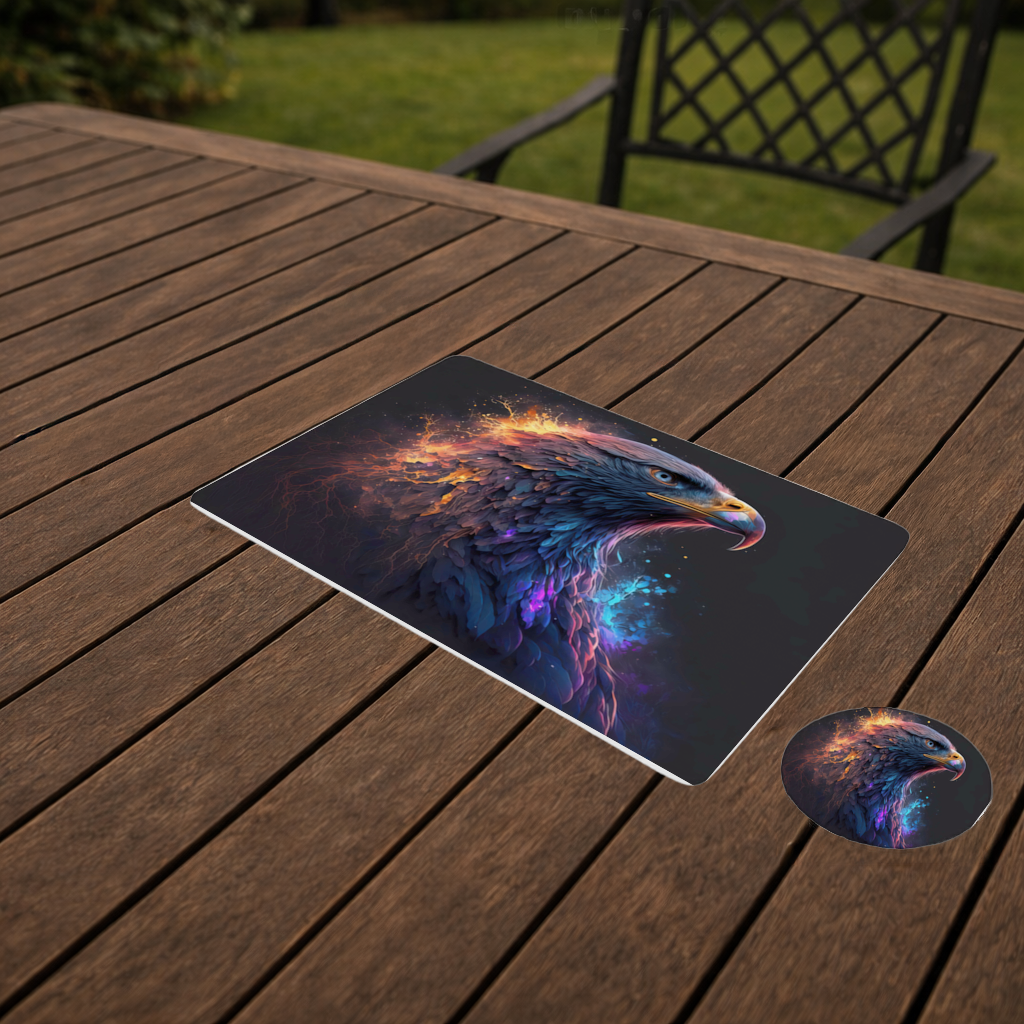 Eagle image  A symbol of strength and freedom. Charger Plate Set  12 Pieces