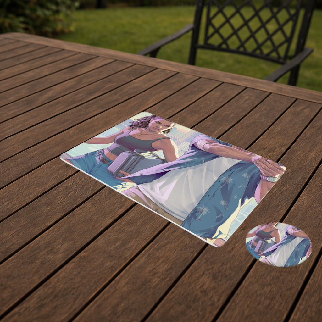 Vice City Showdown  Tropical Heist Duo Charger Plate Set  12 Pieces