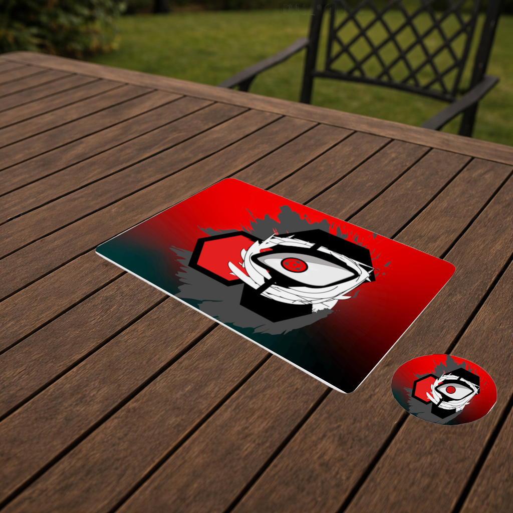 Mystic Red Eye Hexagon Charger Plate Set 12 Pieces