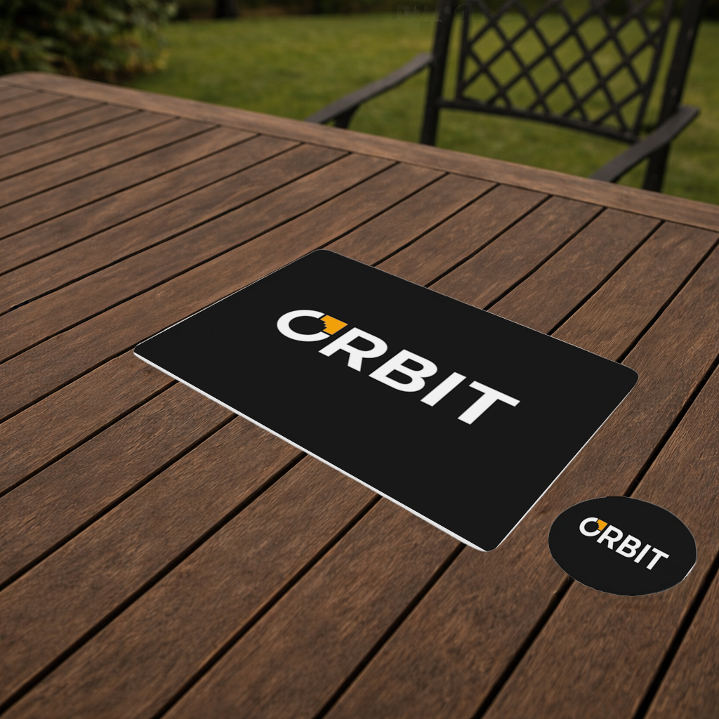 Orbit Logo Servis Tabağı Altlığı (12 Adet)