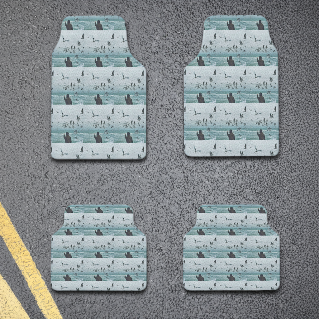 Sea and Birds A Design Interpretation of Freedom Car Floor Mats