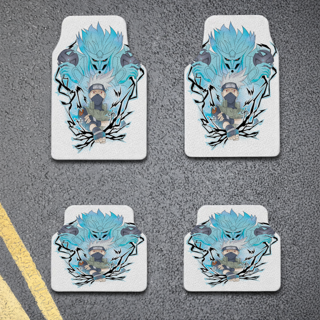 Kakashi Hatake  The Copy Ninja of the Leaf Car Floor Mats