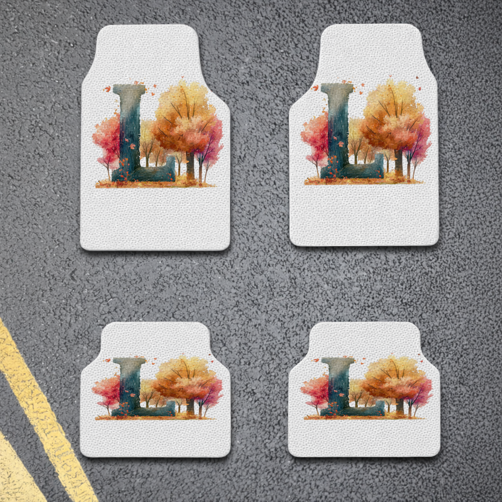 Autumn Forest Letter L Car Floor Mats
