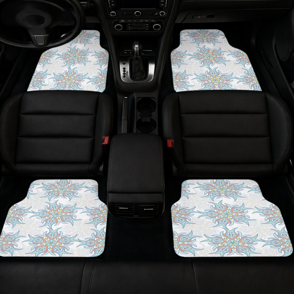 An abstract visual Car Floor Mats