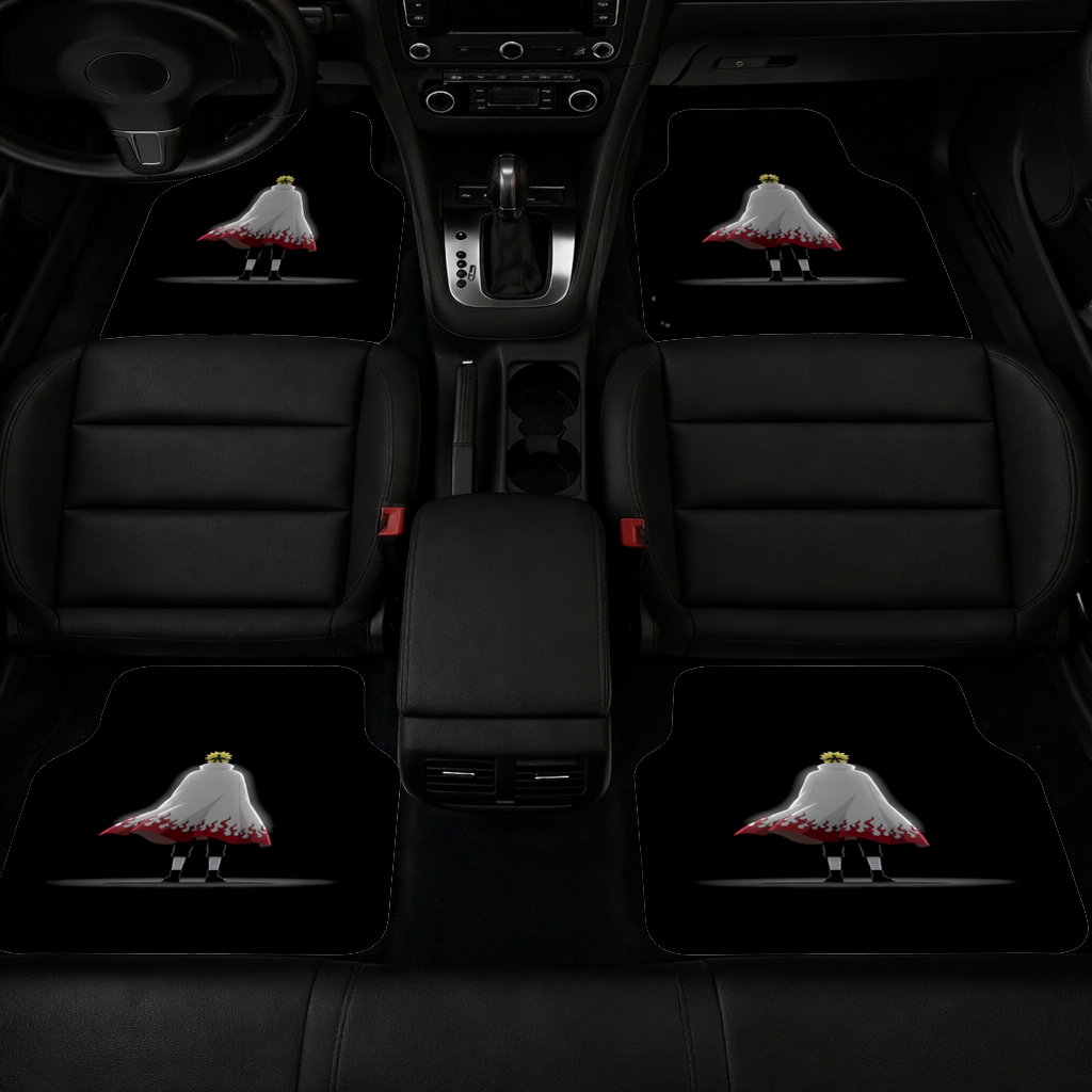 Power from Darkness Naruto Uzumaki Hokage Silhouette Car Floor Mats