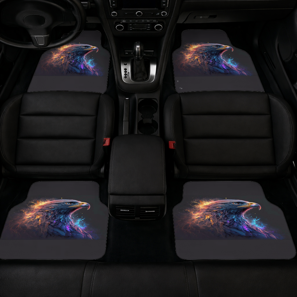 Kartal resmi  Güç ve özgürlüğün simgesi. Oto Paspası (4 Adet)