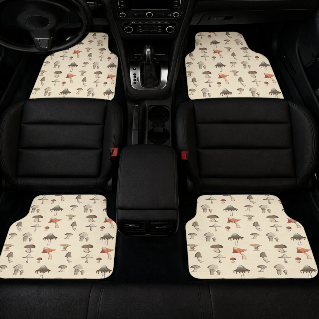 Sad Mushrooms Car Floor Mats