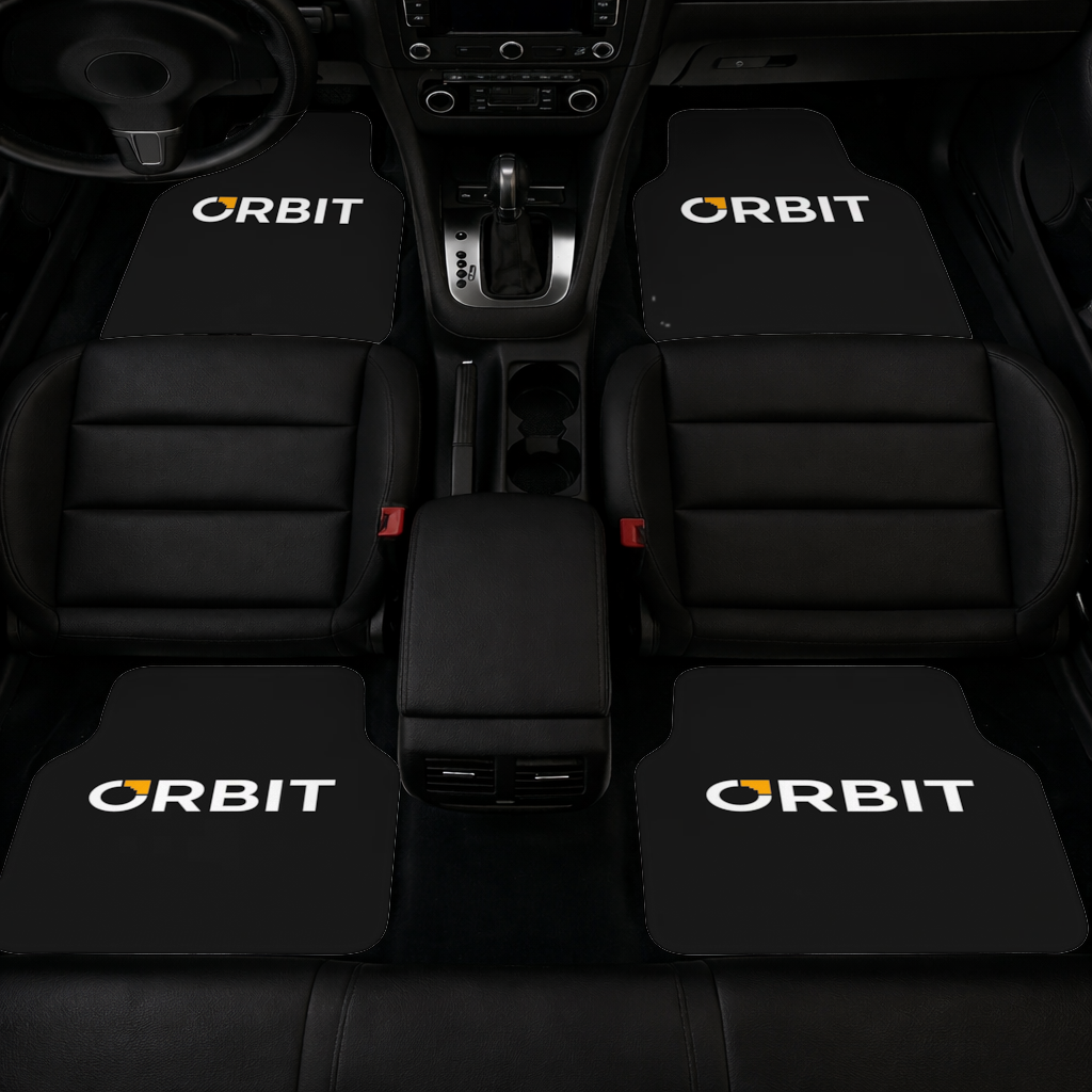 Orbit Logo Car Floor Mats