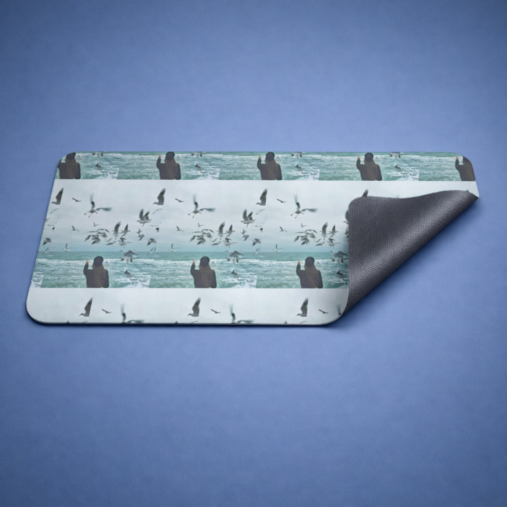 Sea and Birds A Design Interpretation of Freedom Mouse Pad