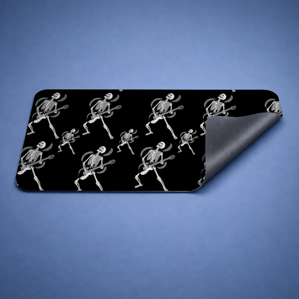 Rock Gitar Çalan İskelet Mouse Pad