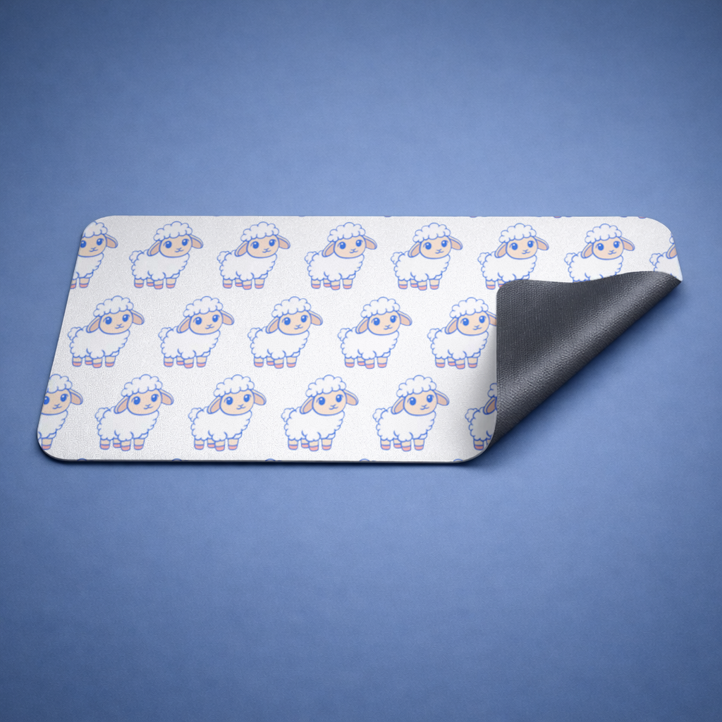 Cute Kawaii Lamb Mouse Pad